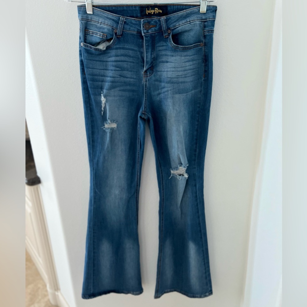 Indigo Rain, Blue, Bootcut. Use in good condition.